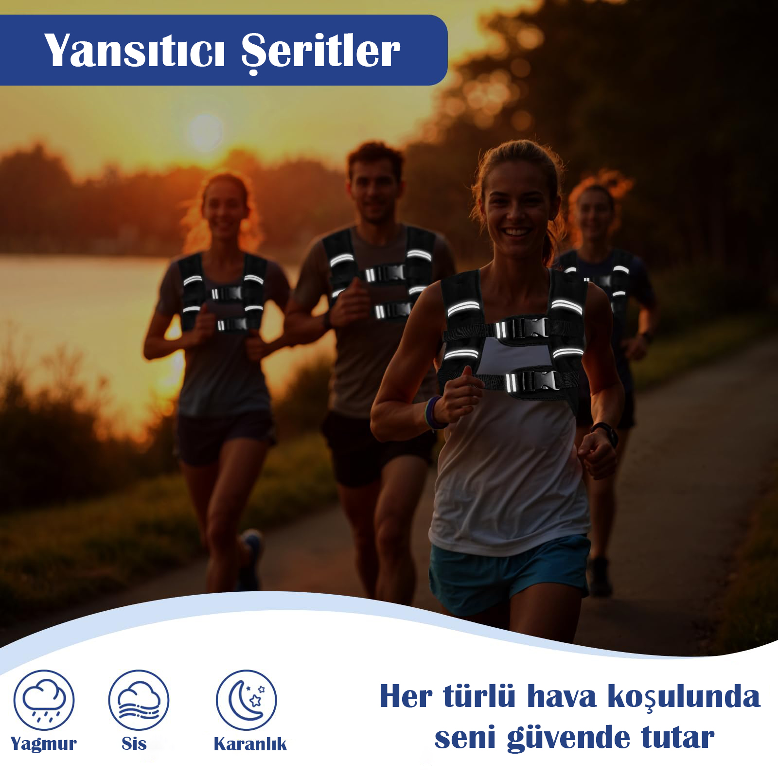 yansıtıcı şeritler